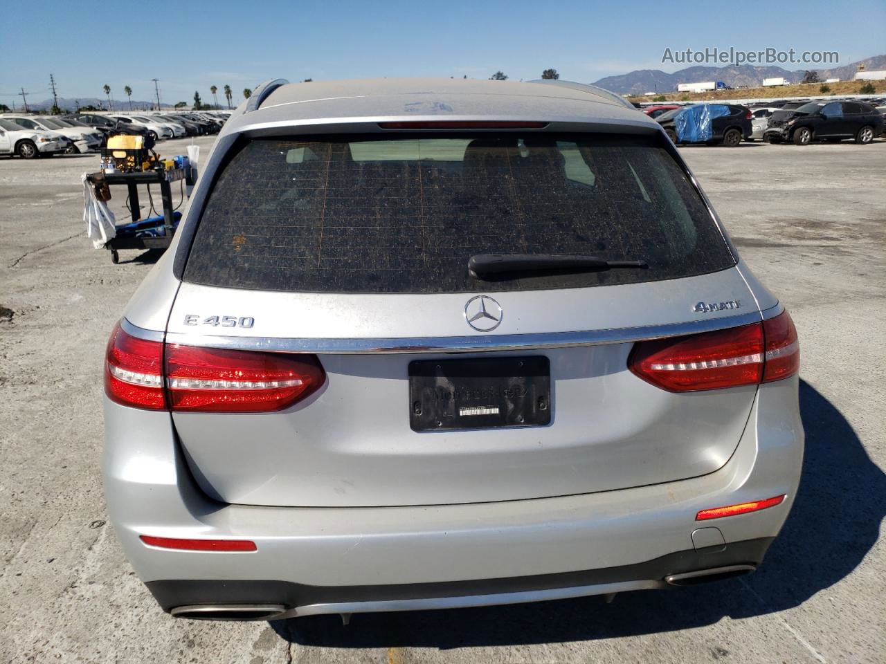 2019 Mercedes-benz E 450 4matic Silver vin: WDDZH6JBXKA637855