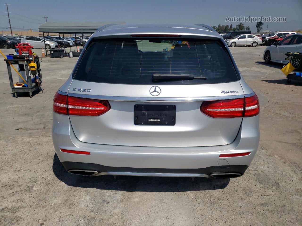 2019 Mercedes-benz E 450 4matic Silver vin: WDDZH6JBXKA637855