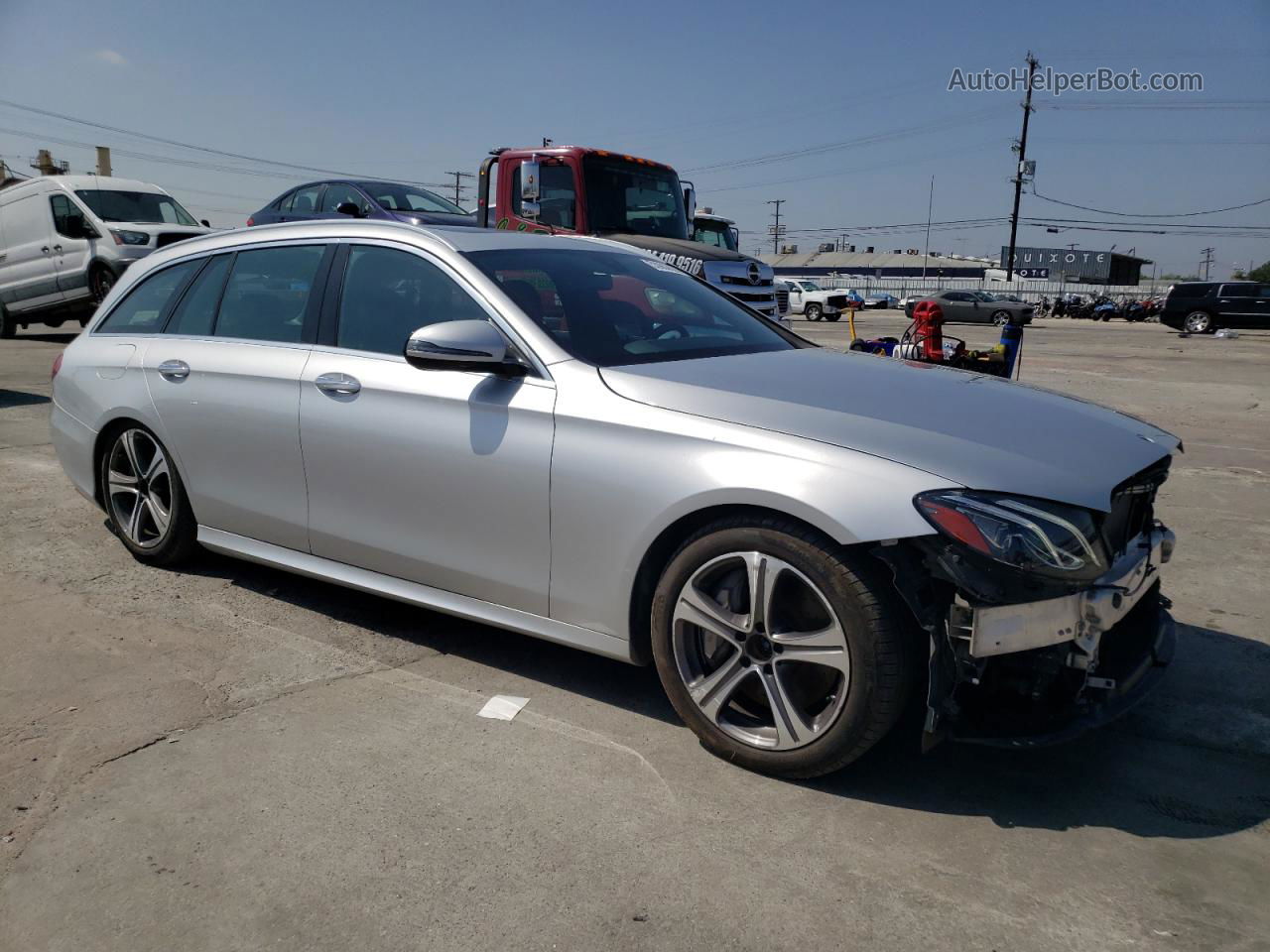 2019 Mercedes-benz E 450 4matic Silver vin: WDDZH6JBXKA637855