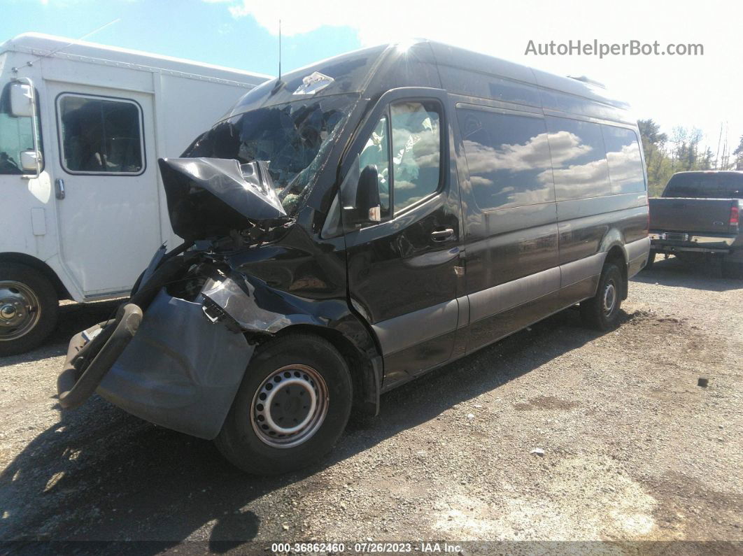 2019 Mercedes-benz Sprinter 2500 High Roof I4 Black vin: WDZPF1ED4KT010725