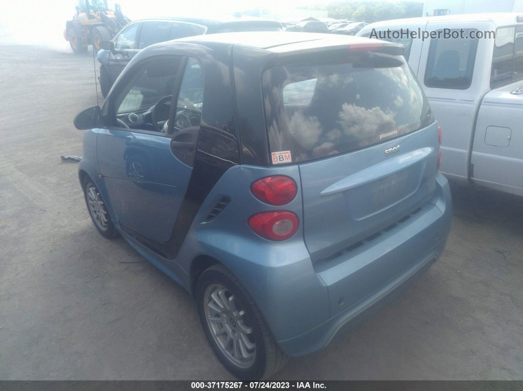 2014 Smart Fortwo Pure/passion Blue vin: WMEEJ3BA1EK738946