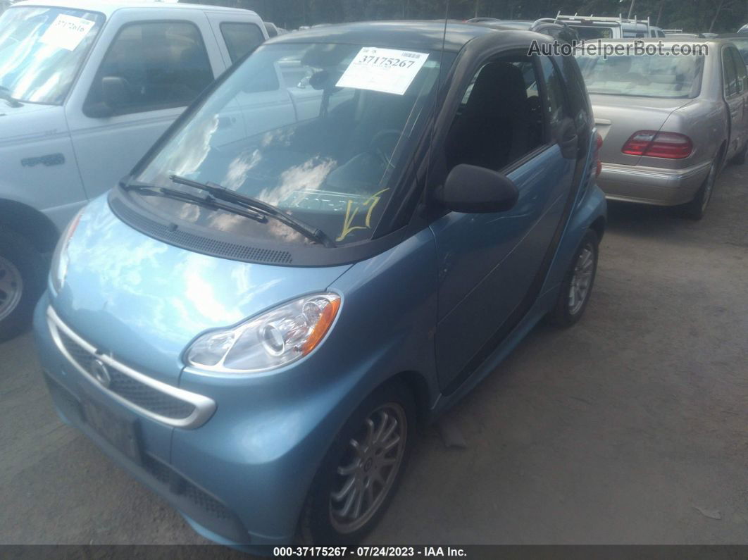 2014 Smart Fortwo Pure/passion Blue vin: WMEEJ3BA1EK738946