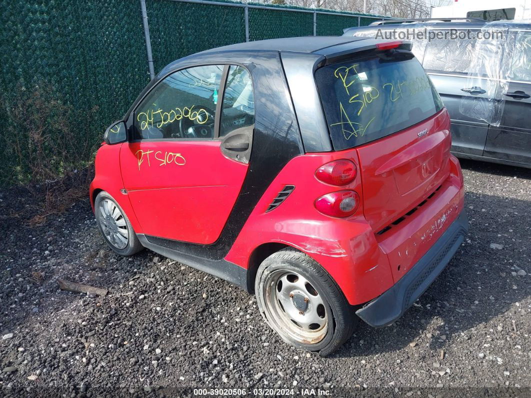 2014 Smart Fortwo Passion/pure Красный vin: WMEEJ3BA1EK742558