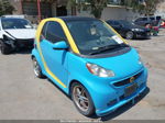 2014 Smart Fortwo Pure/passion Blue vin: WMEEJ3BA1EK750241