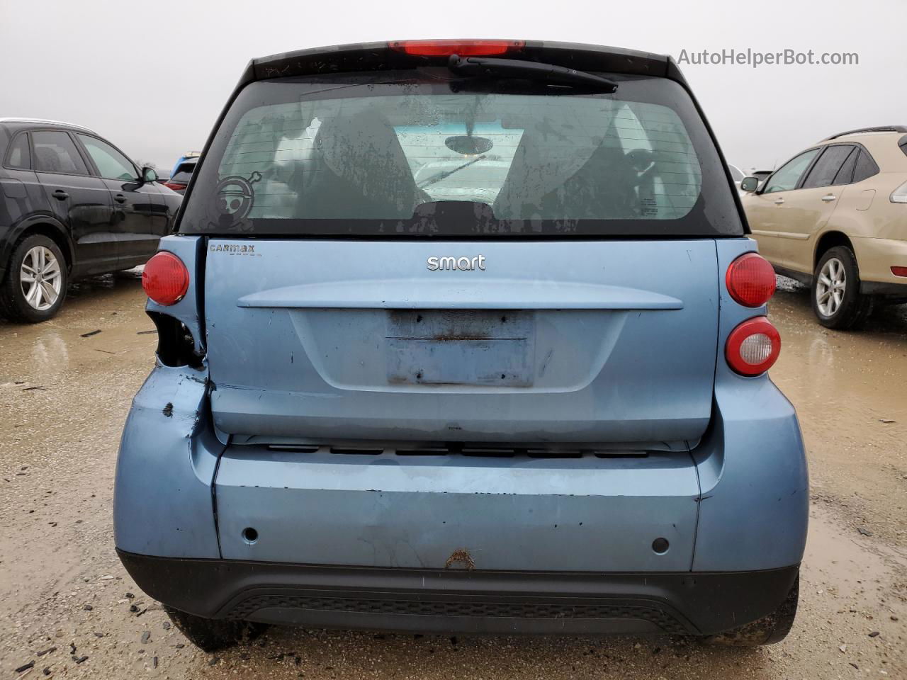 2014 Smart Fortwo Pure Blue vin: WMEEJ3BA1EK778573