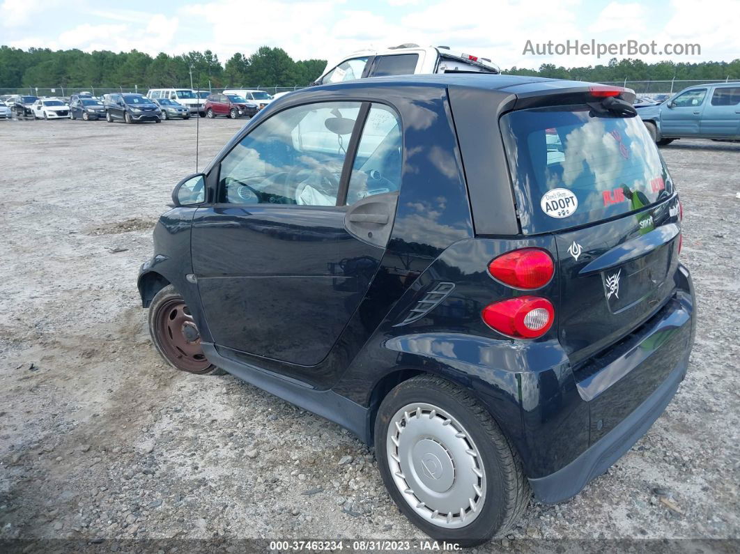 2014 Smart Fortwo Pure/passion Черный vin: WMEEJ3BA2EK774810