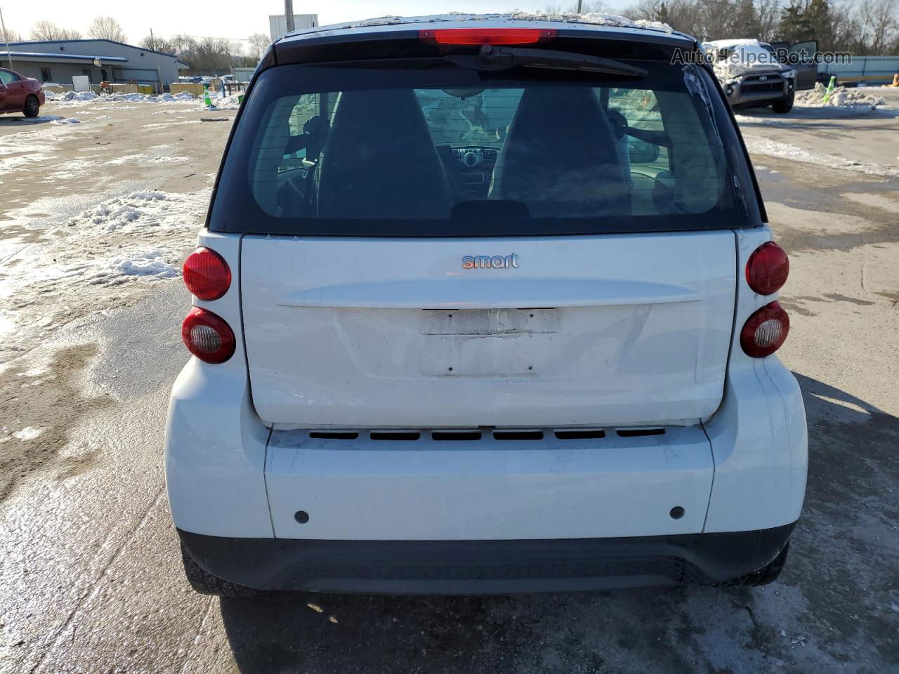 2014 Smart Fortwo Pure White vin: WMEEJ3BA3EK769597