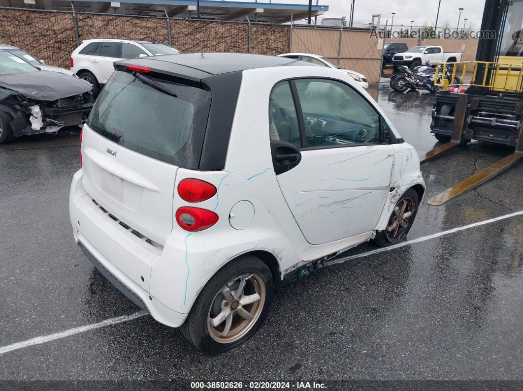 2014 Smart Fortwo Passion/pure White vin: WMEEJ3BA3EK779675