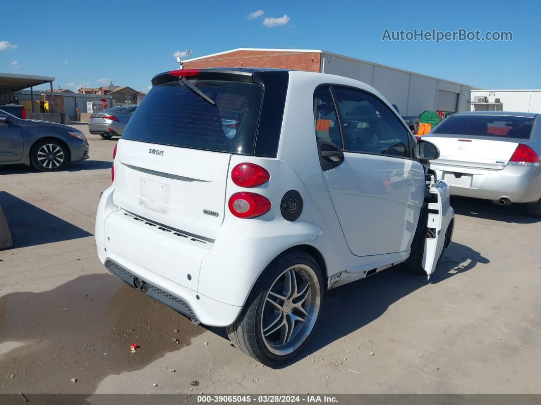 2014 Smart Fortwo Passion/pure White vin: WMEEJ3BA4EK747527