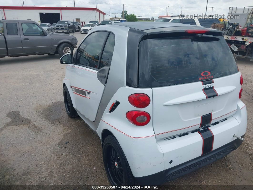 2014 Smart Fortwo Passion/pure White vin: WMEEJ3BA4EK752601