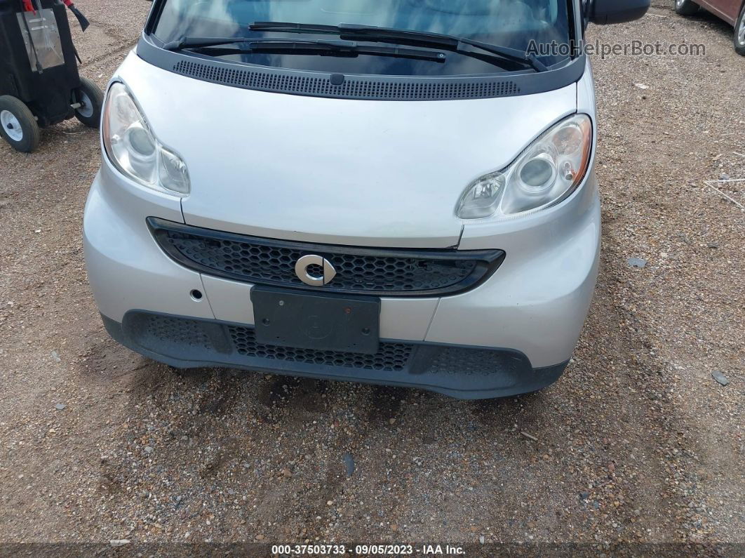 2014 Smart Fortwo Pure/passion Серебряный vin: WMEEJ3BA4EK756129