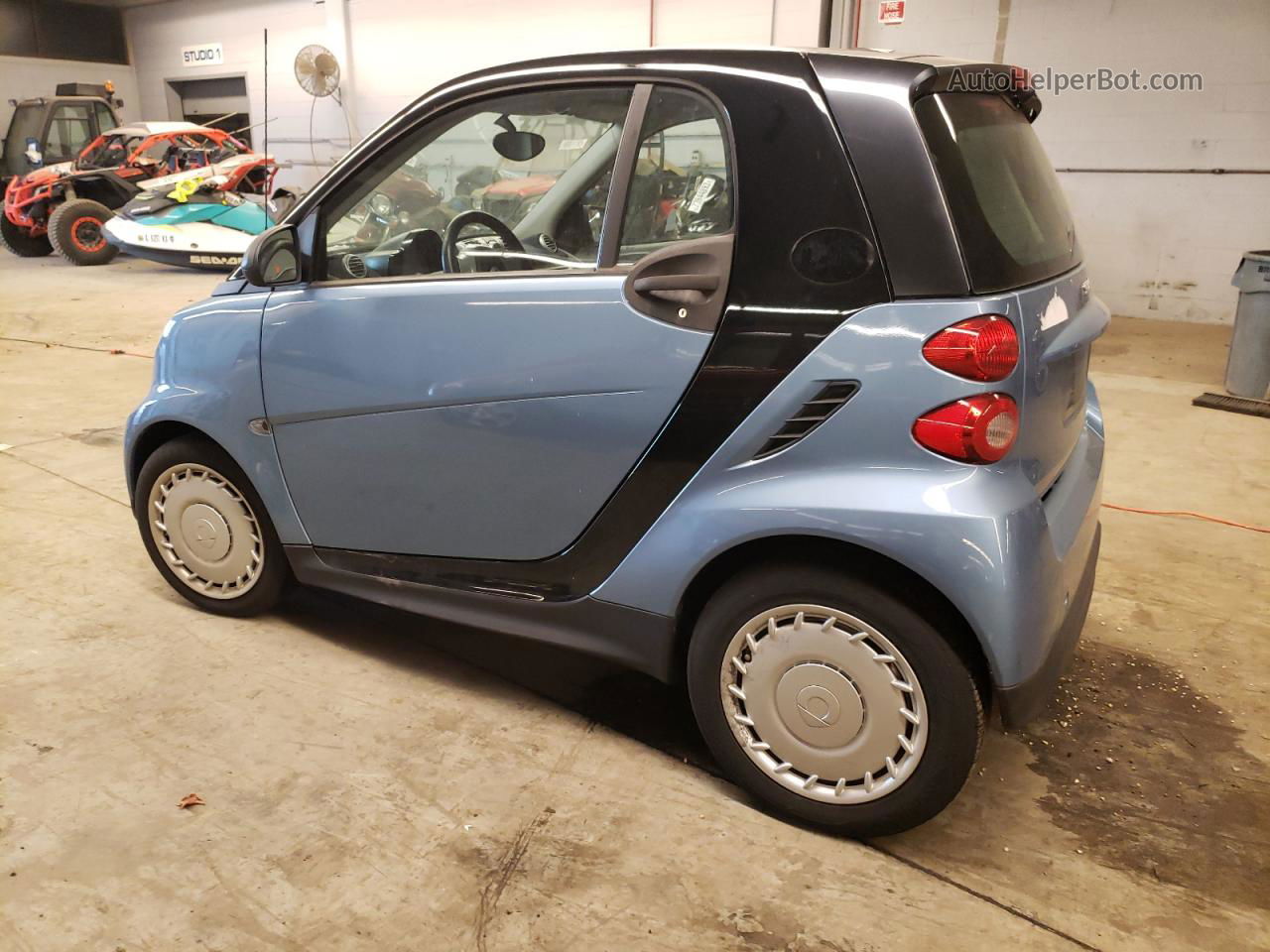 2014 Smart Fortwo Pure Синий vin: WMEEJ3BA5EK771710