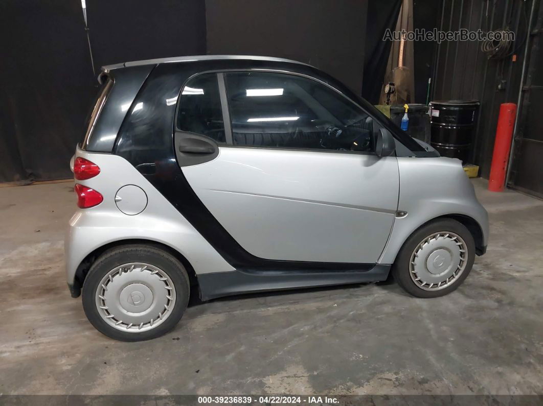 2014 Smart Fortwo Passion/pure Серебряный vin: WMEEJ3BA6EK775636