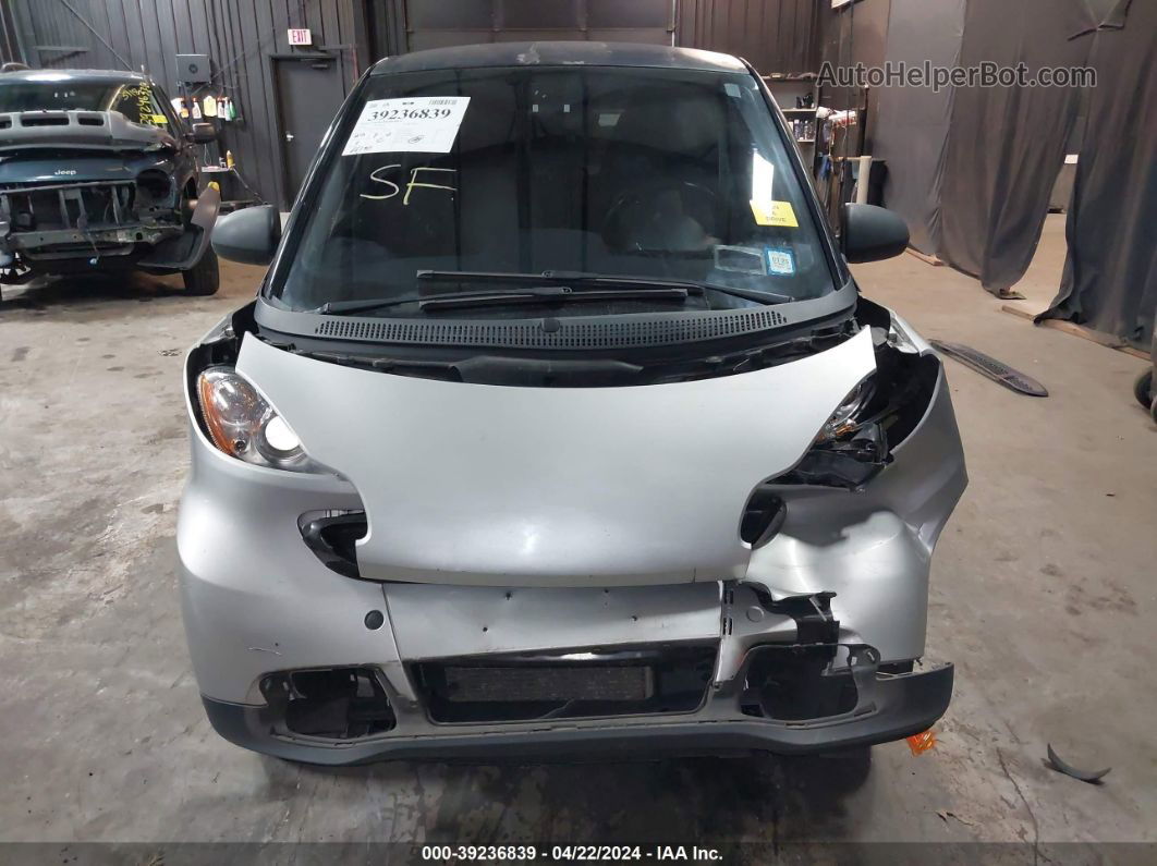 2014 Smart Fortwo Passion/pure Серебряный vin: WMEEJ3BA6EK775636