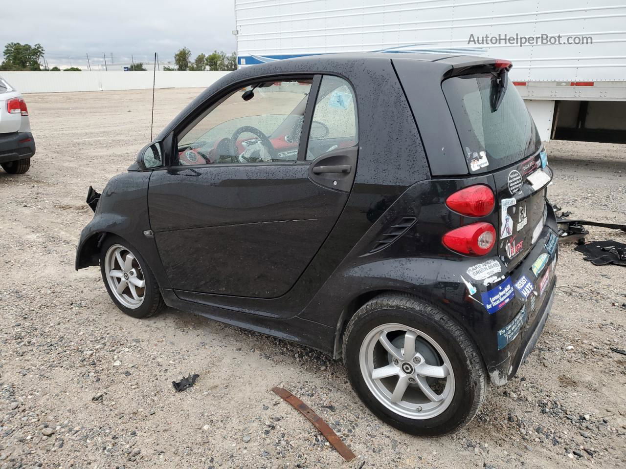 2014 Smart Fortwo Pure Black vin: WMEEJ3BA7EK782420