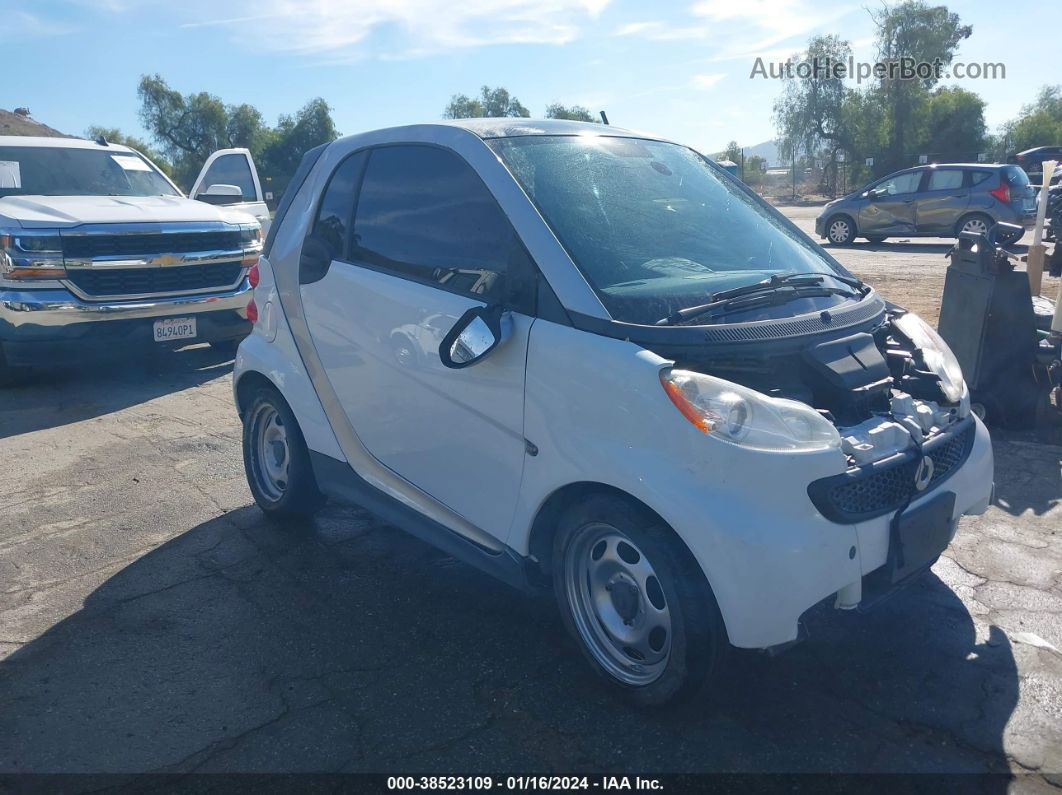 2014 Smart Fortwo Passion/pure White vin: WMEEJ3BA8EK737079