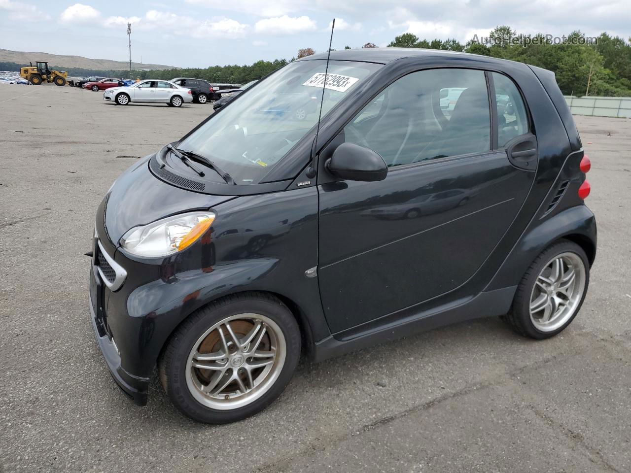 2014 Smart Fortwo Pure Black vin: WMEEJ3BAXEK746365