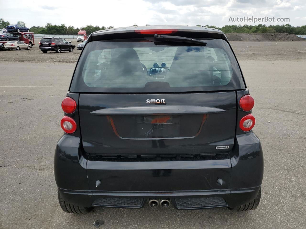 2014 Smart Fortwo Pure Black vin: WMEEJ3BAXEK746365