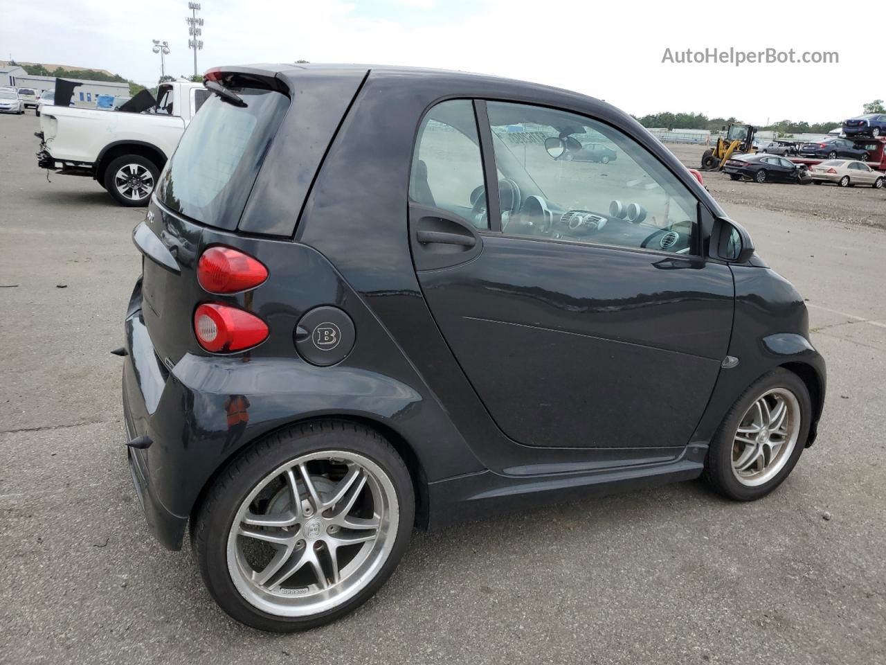 2014 Smart Fortwo Pure Black vin: WMEEJ3BAXEK746365