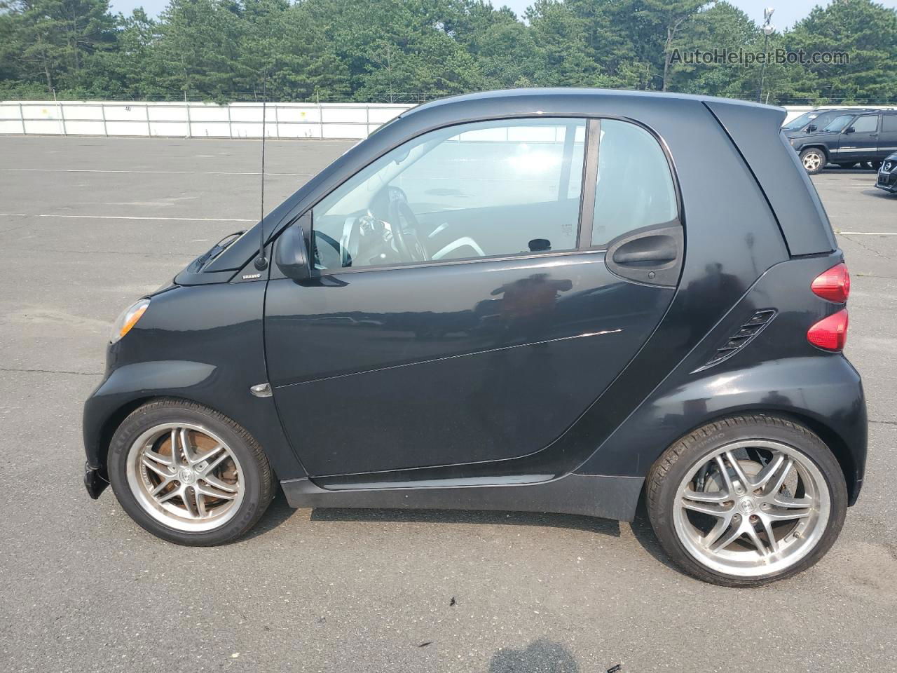 2014 Smart Fortwo Pure Черный vin: WMEEJ3BAXEK746365