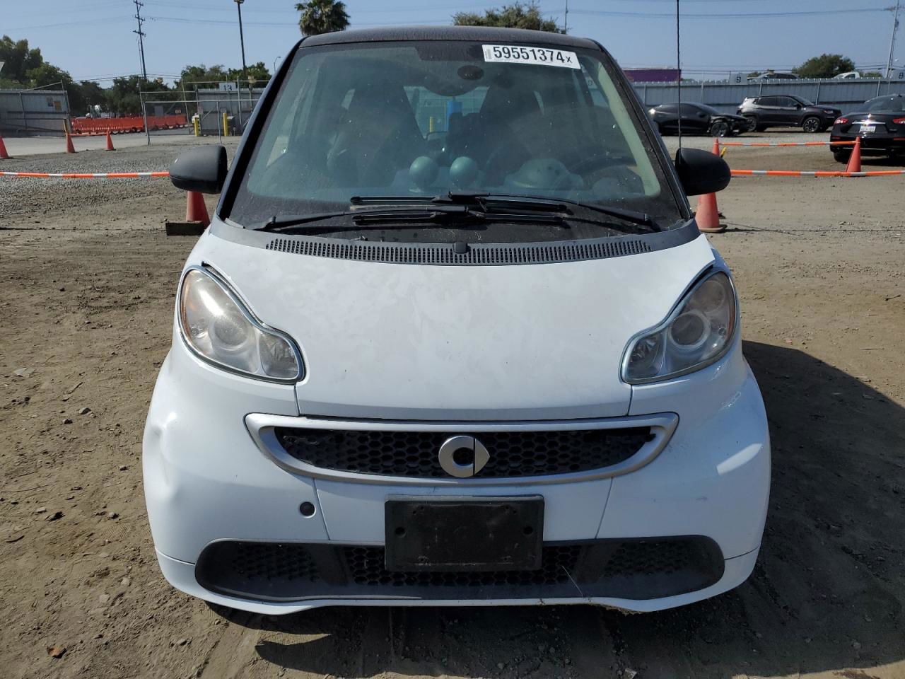 2014 Smart Fortwo  White vin: WMEEJ9AA5EK789757