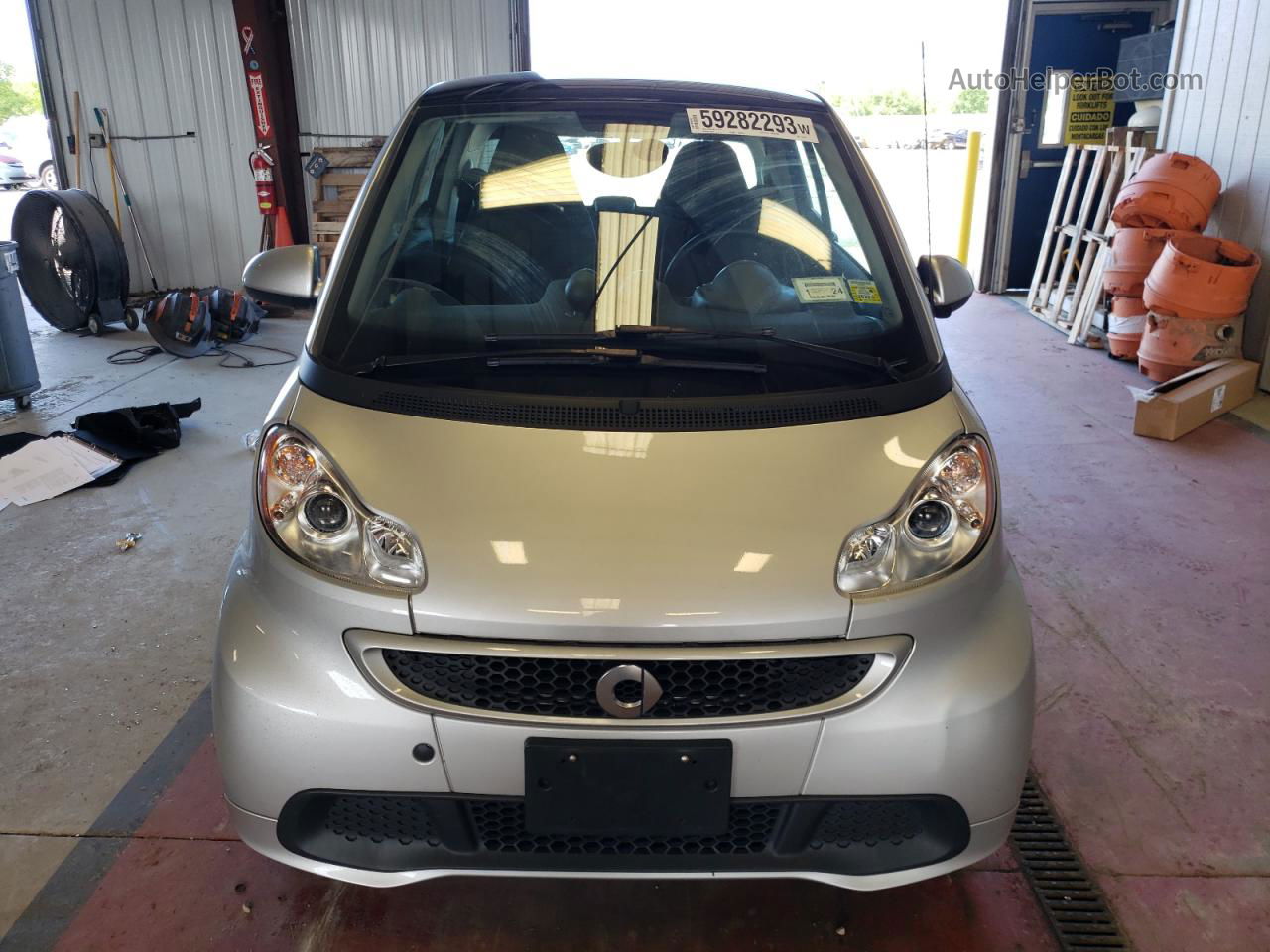 2014 Smart Fortwo  Silver vin: WMEEJ9AA6EK764494