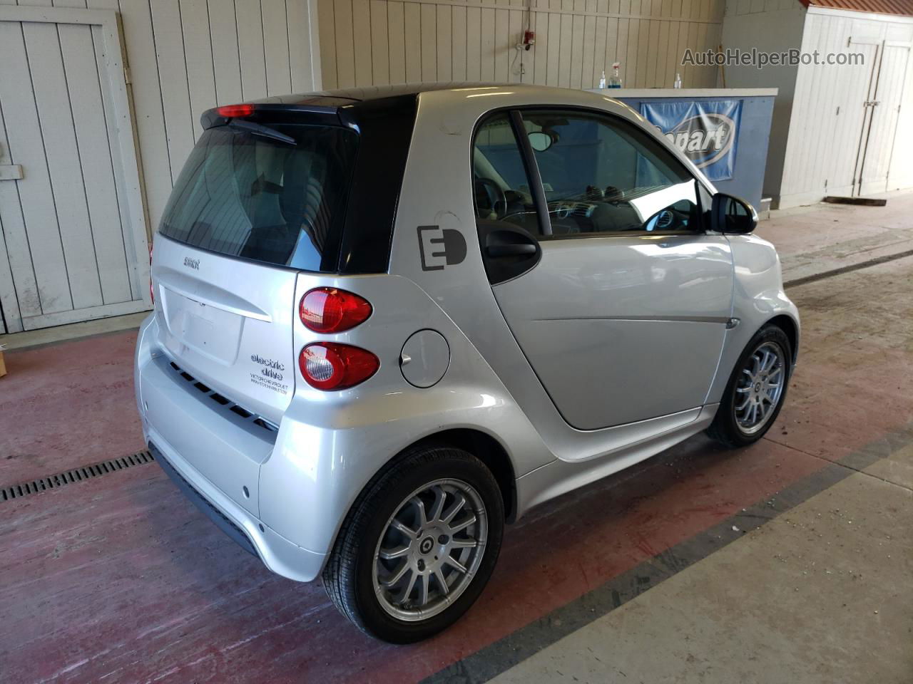 2014 Smart Fortwo  Silver vin: WMEEJ9AA6EK764494