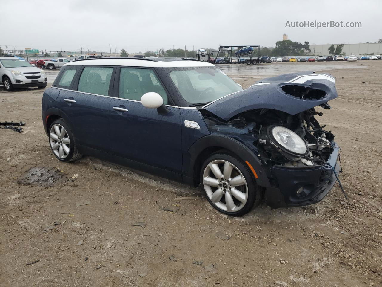 2018 Mini Cooper S Clubman Blue vin: WMWLN9C54J2E51089