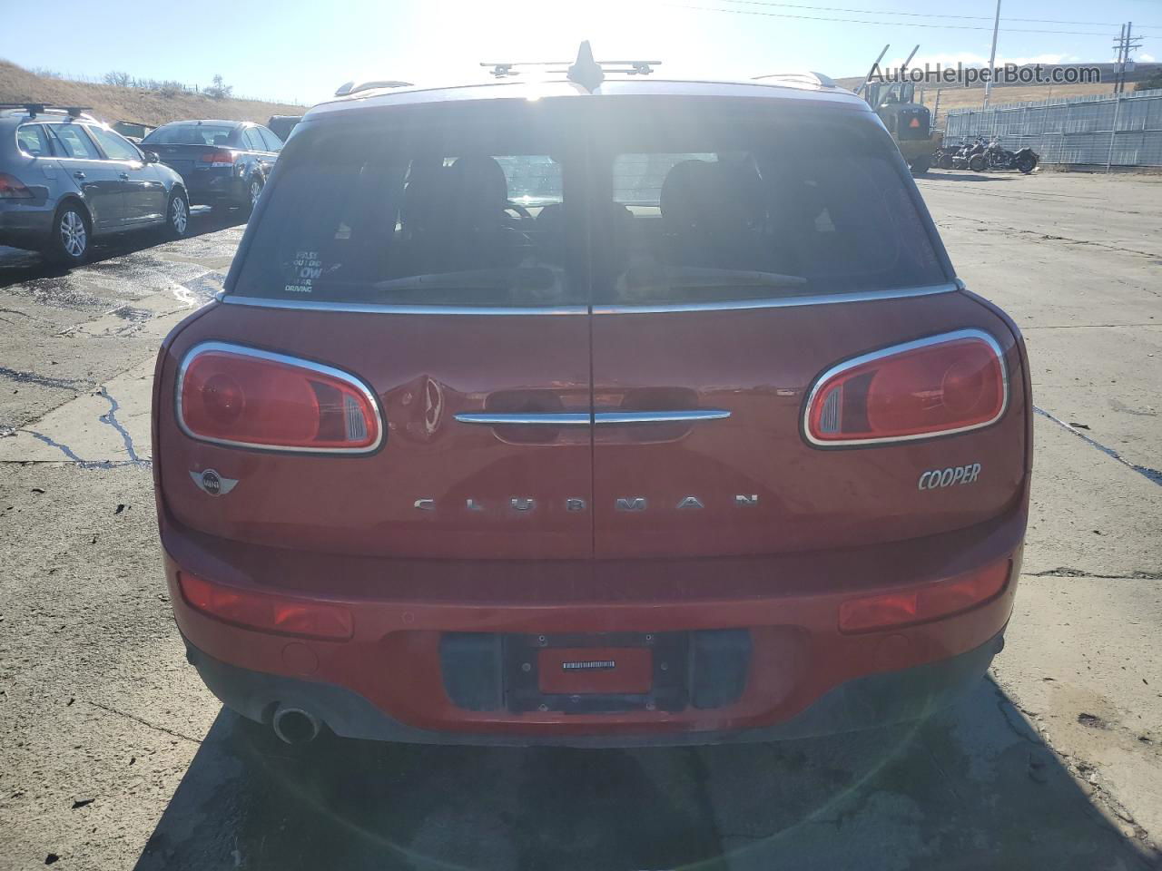 2018 Mini Cooper Clubman All4 Red vin: WMWLU1C52J2F29292