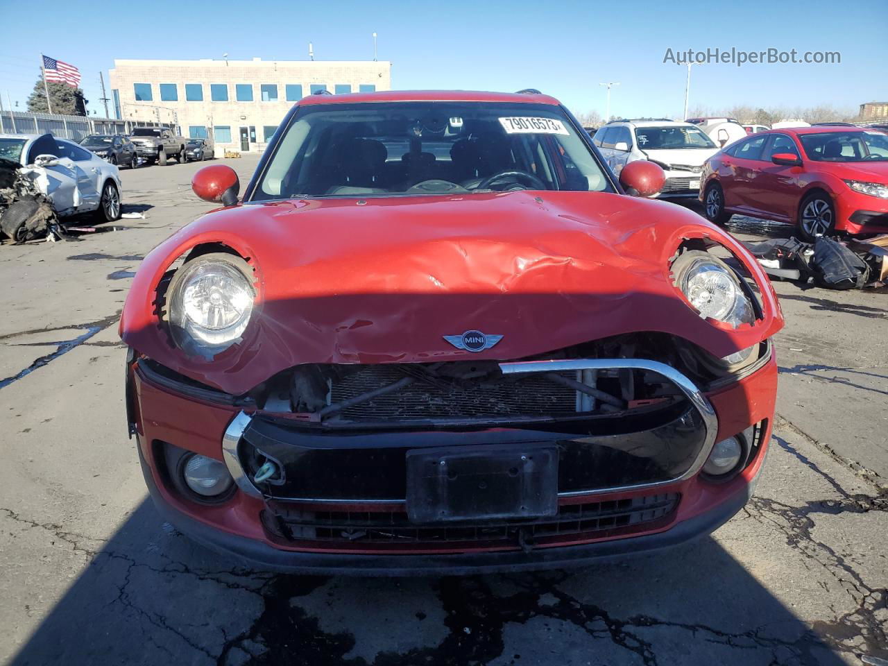 2018 Mini Cooper Clubman All4 Red vin: WMWLU1C52J2F29292