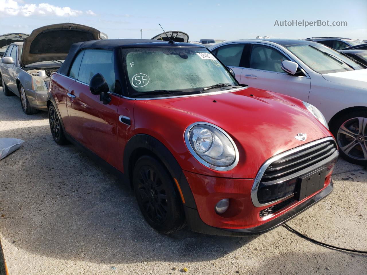 2018 Mini Cooper  Red vin: WMWWG5C57J3D00886