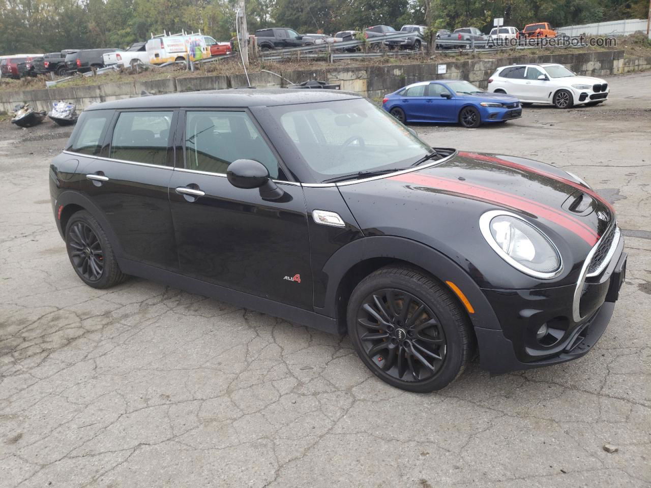 2018 Mini Cooper S Clubman All4 Black vin: WMWLU5C52J2G03253