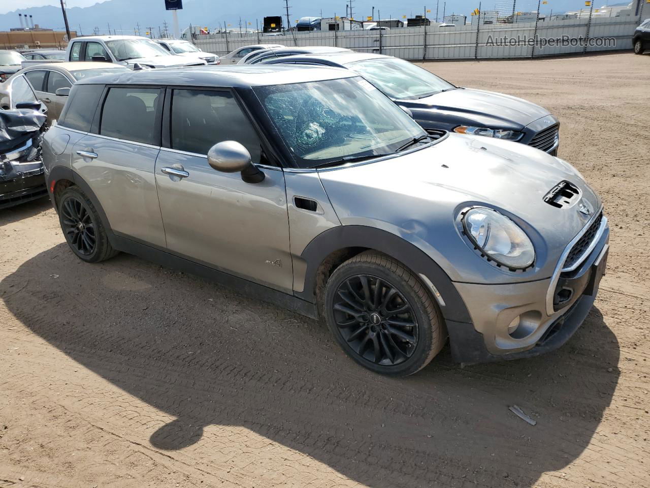 2018 Mini Cooper S Clubman All4 Gray vin: WMWLU5C54J2G03061