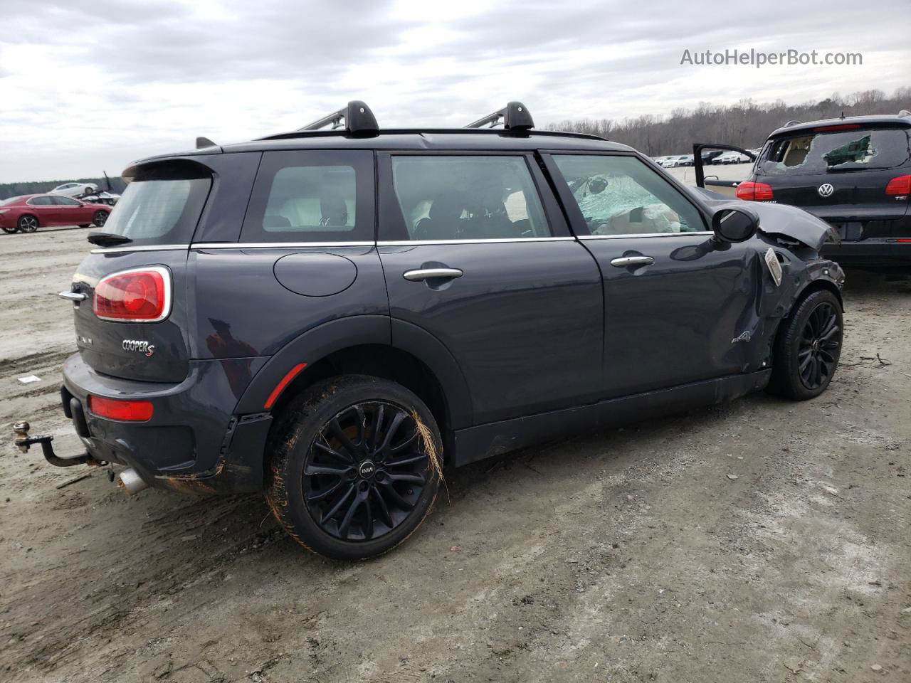 2018 Mini Cooper S Clubman All4 Gray vin: WMWLU5C55J2G03313