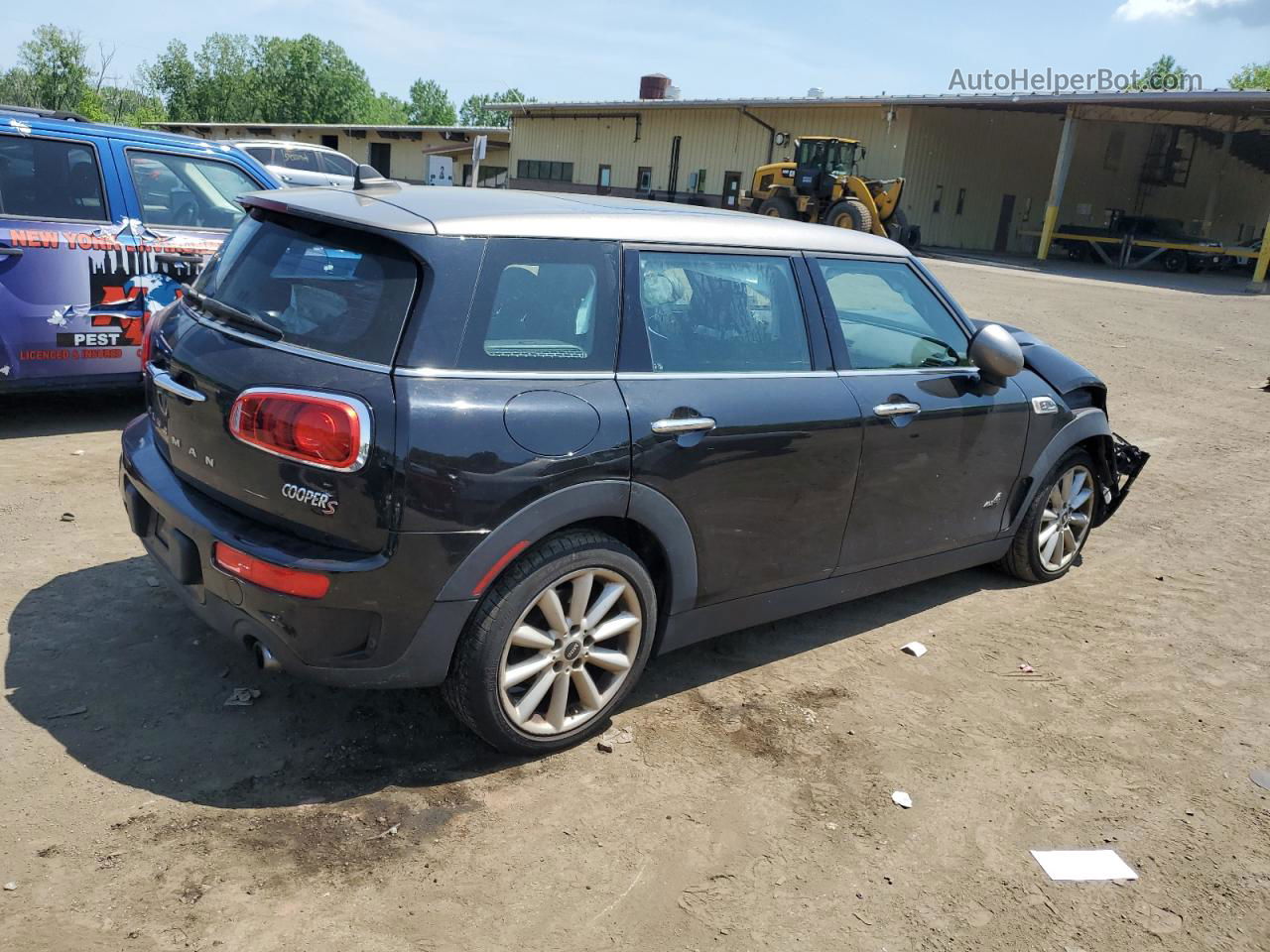 2018 Mini Cooper S Clubman All4 Black vin: WMWLU5C59J2G02374