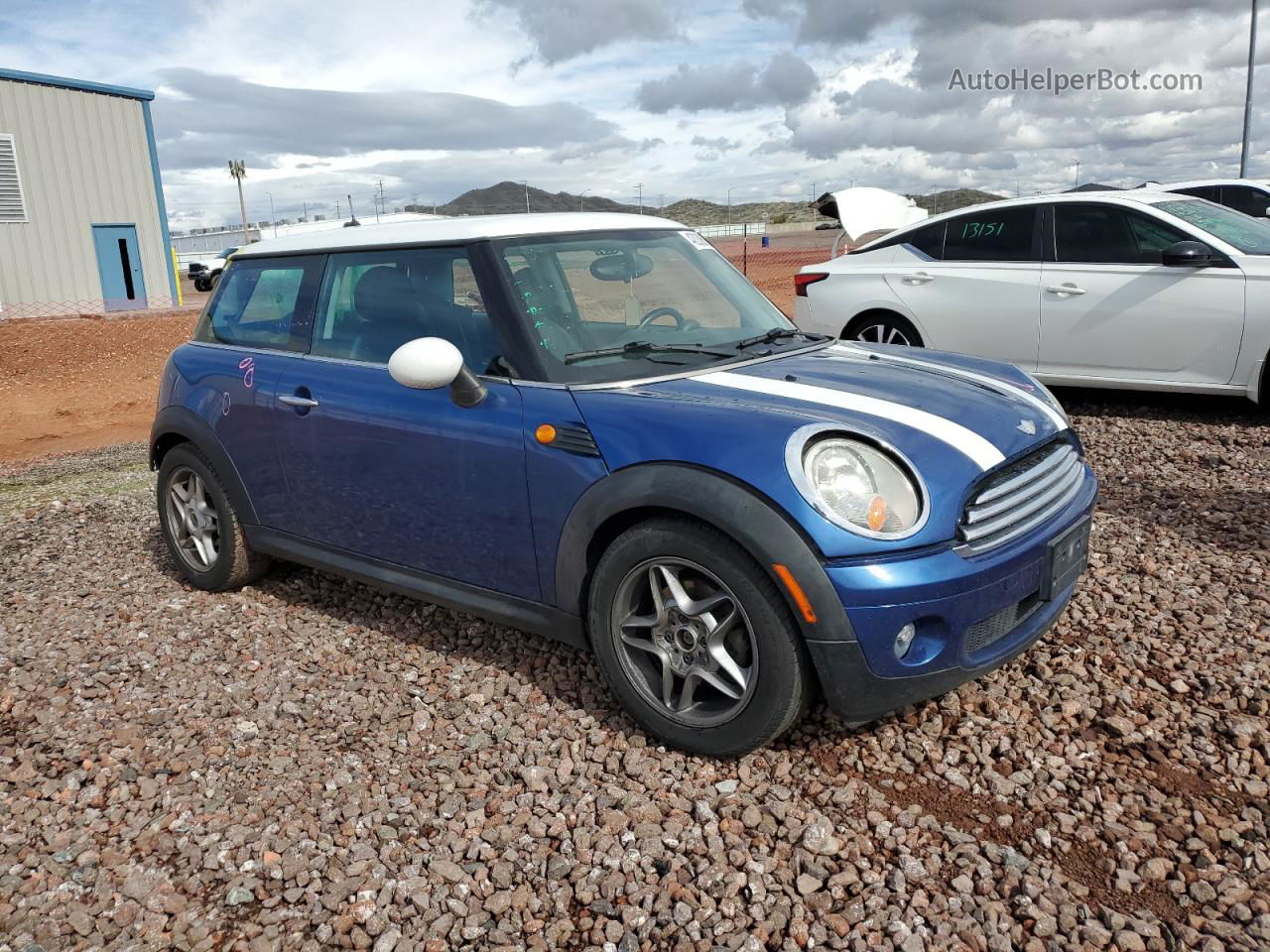 2007 Mini Cooper  Blue vin: WMWMF33527TT50065