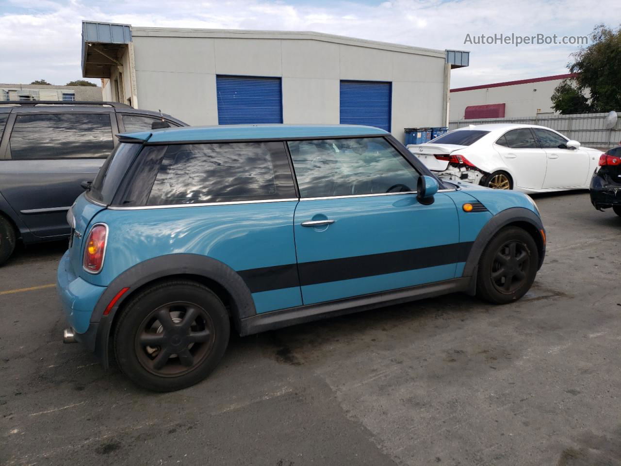 2007 Mini Cooper  Teal vin: WMWMF33527TT53595