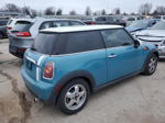 2007 Mini Cooper  Blue vin: WMWMF33527TT54228