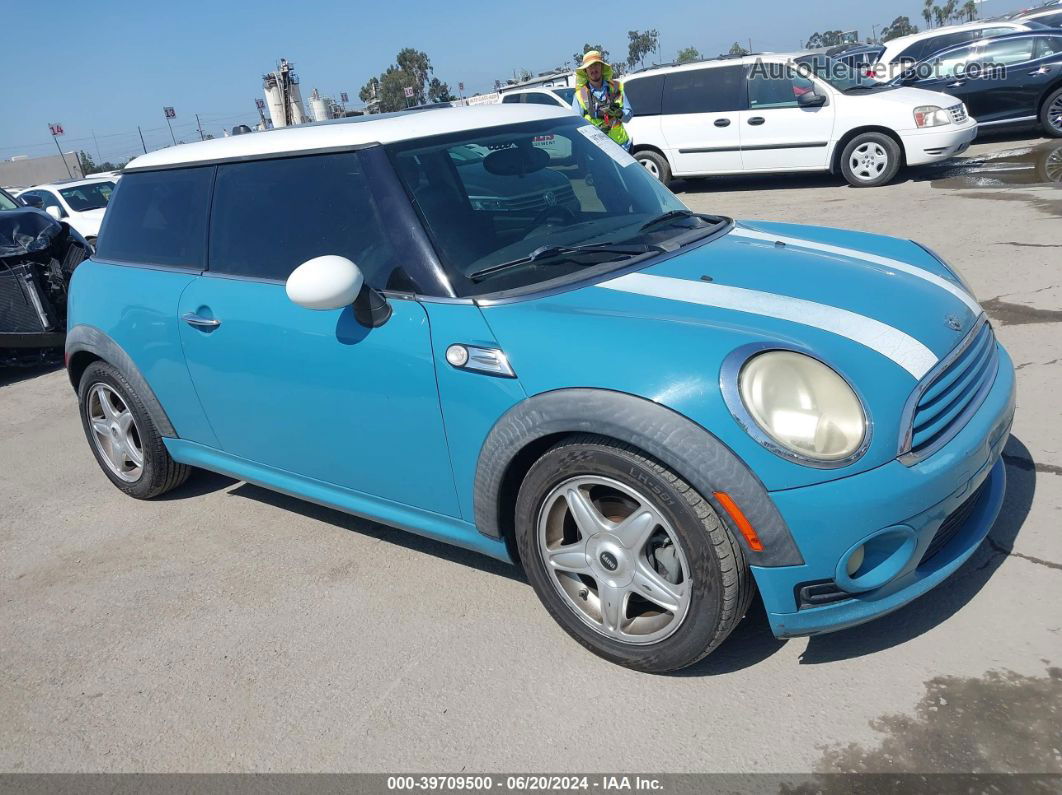 2007 Mini Cooper   Синий vin: WMWMF33527TT59204