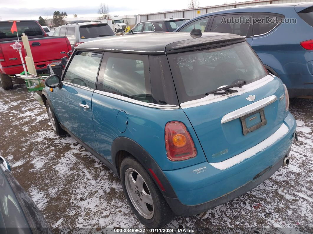 2007 Mini Cooper   Blue vin: WMWMF33557TL68673