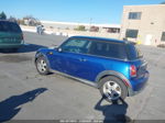 2007 Mini Cooper Синий vin: WMWMF33557TT53896