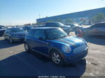 2007 Mini Cooper Синий vin: WMWMF33557TT53896