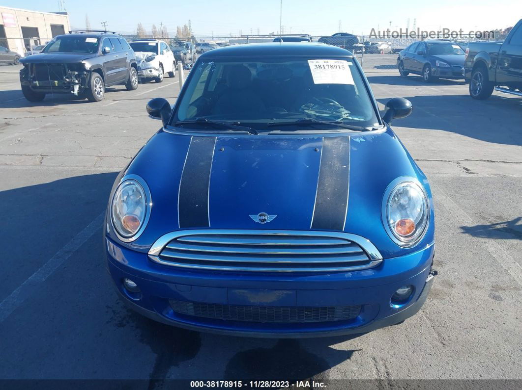 2007 Mini Cooper Blue vin: WMWMF33557TT53896