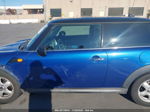 2007 Mini Cooper Blue vin: WMWMF33557TT53896