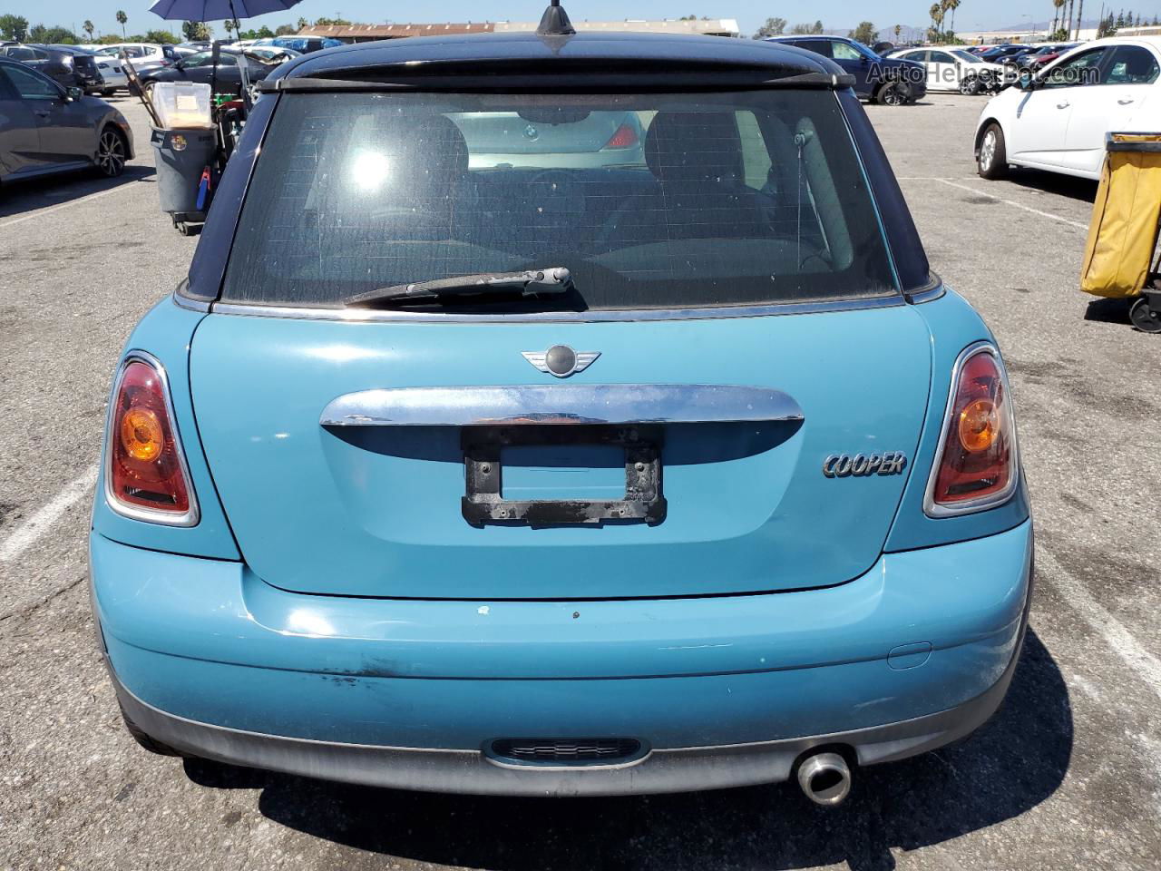 2007 Mini Cooper  Blue vin: WMWMF33557TT54644