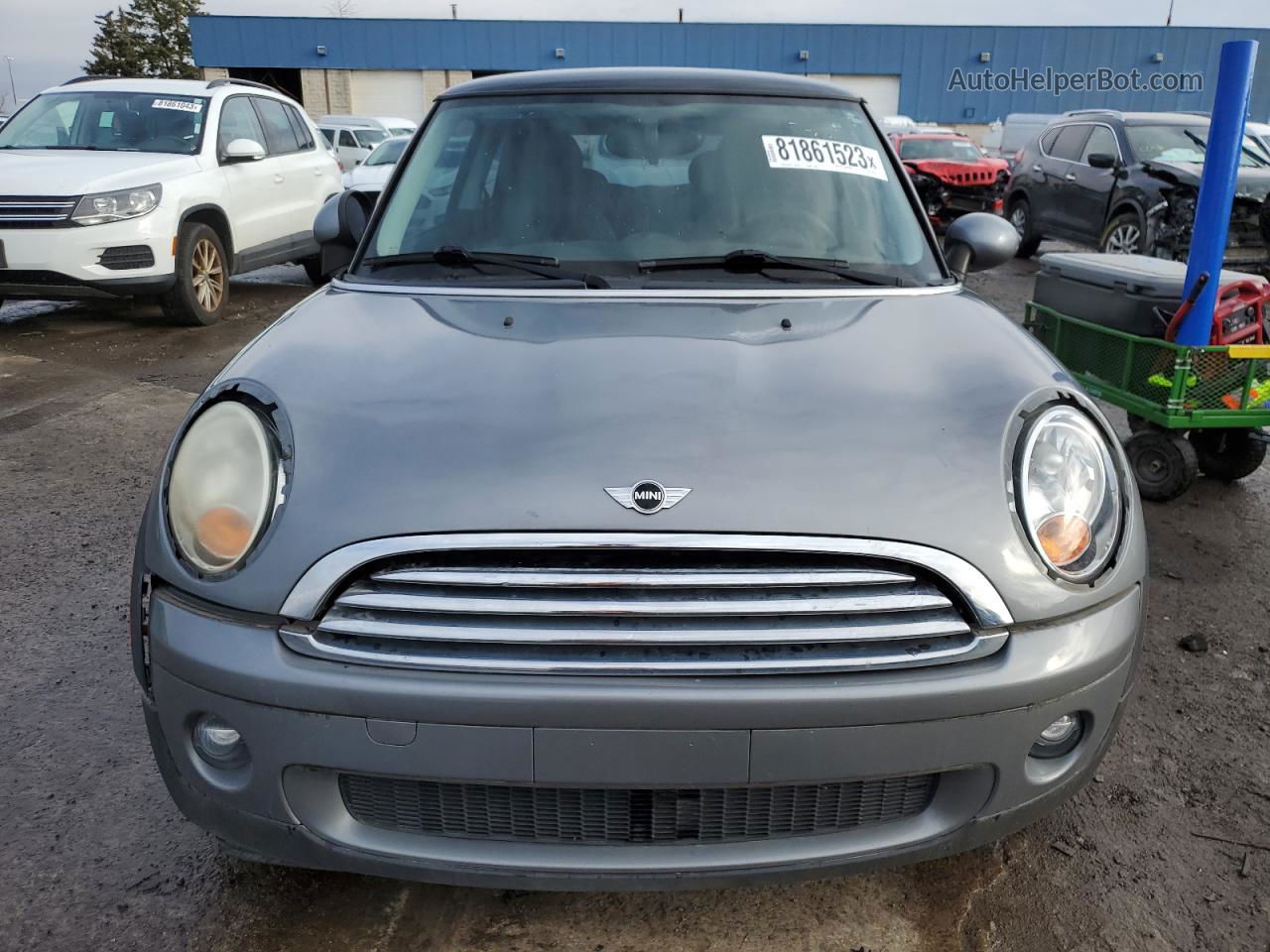 2007 Mini Cooper  Gray vin: WMWMF33557TU62522