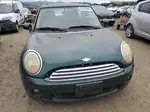 2007 Mini Cooper  Green vin: WMWMF33567TT56631