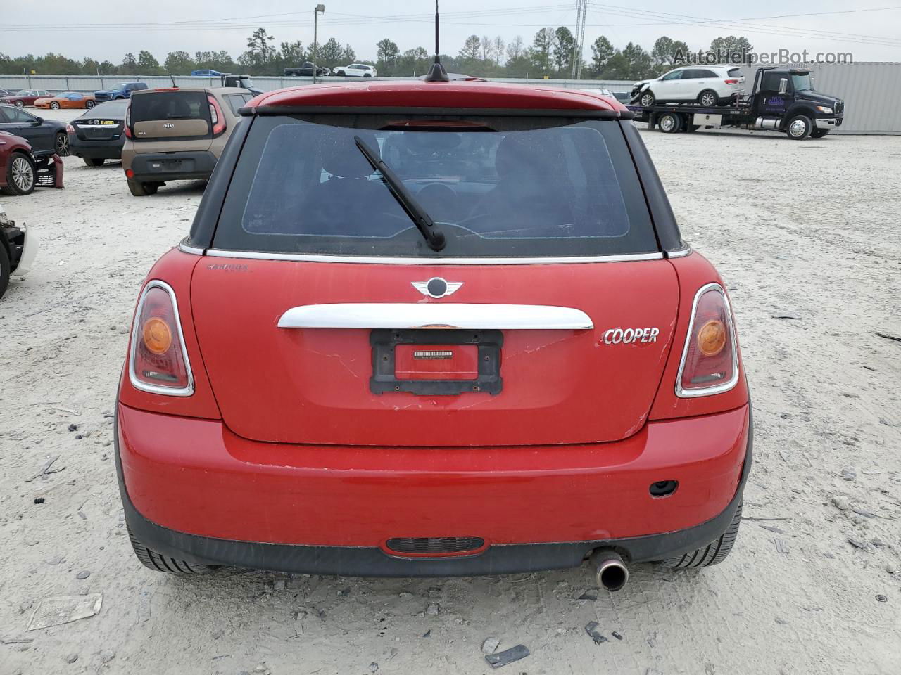 2007 Mini Cooper  Red vin: WMWMF33577TT52104