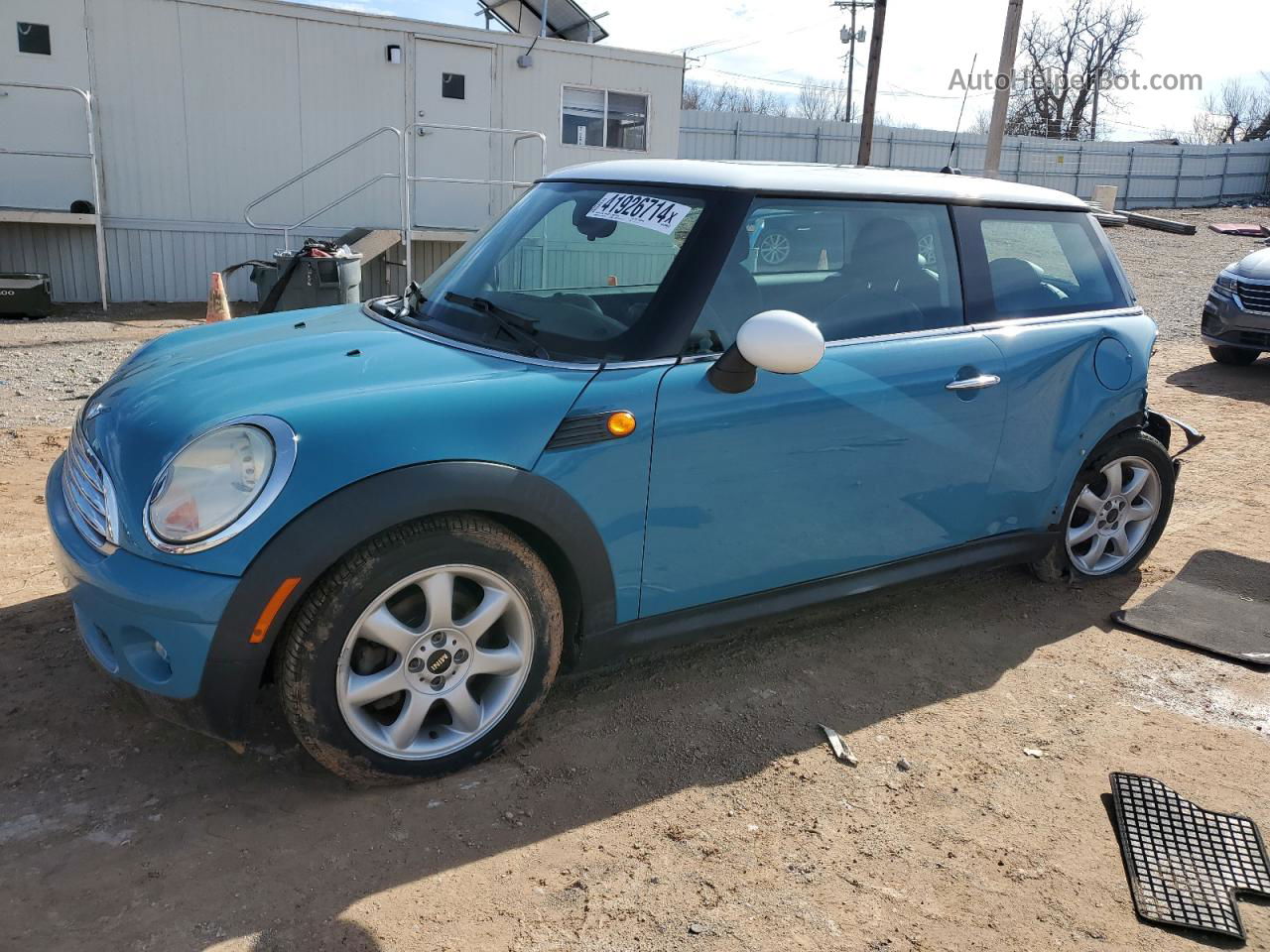 2007 Mini Cooper  Синий vin: WMWMF33577TT54516