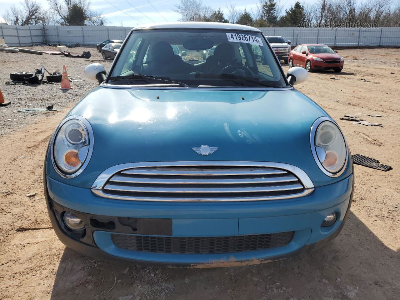 2007 Mini Cooper  Синий vin: WMWMF33577TT54516